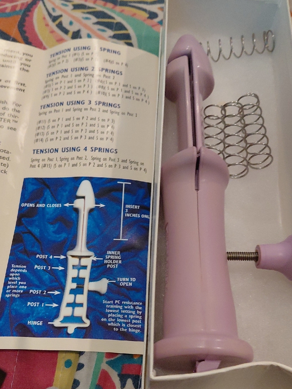Kegelmaster Lilac Handheld Spring-Loaded Tool